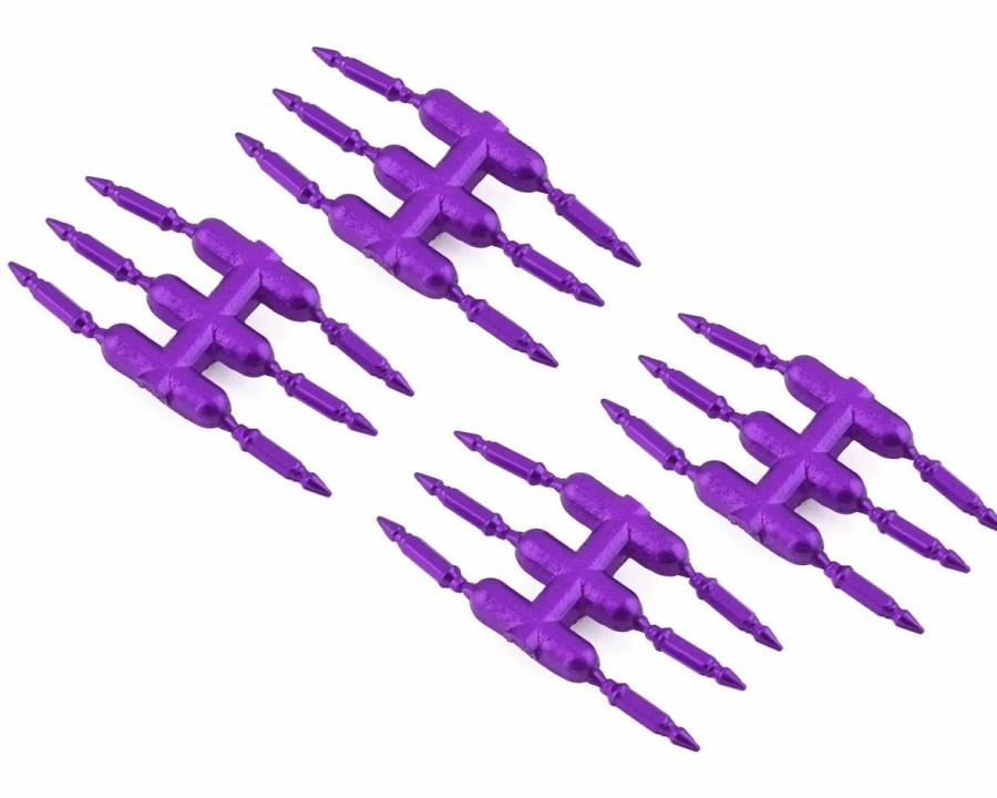 Cars, Trucks, Boats * | Ds Racing Drift Element Scale Bullet Lug Nuts (Purple) (24)