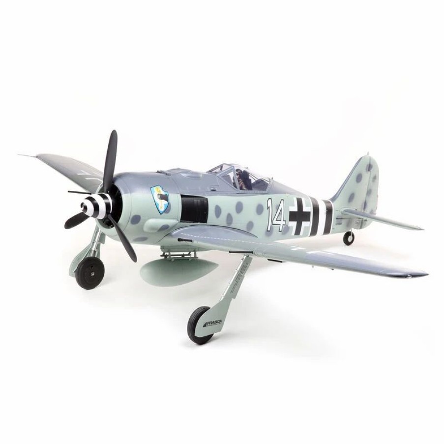 Airplanes * | E-Flite Focke-Wulf Fw 190A 1.5M Smart Bnf Basic With As3X And Safe Select