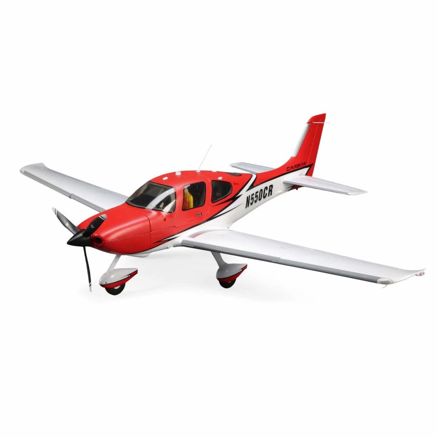 Airplanes * | E-Flite Cirrus Sr22T Red 1.5M Bnf Basic