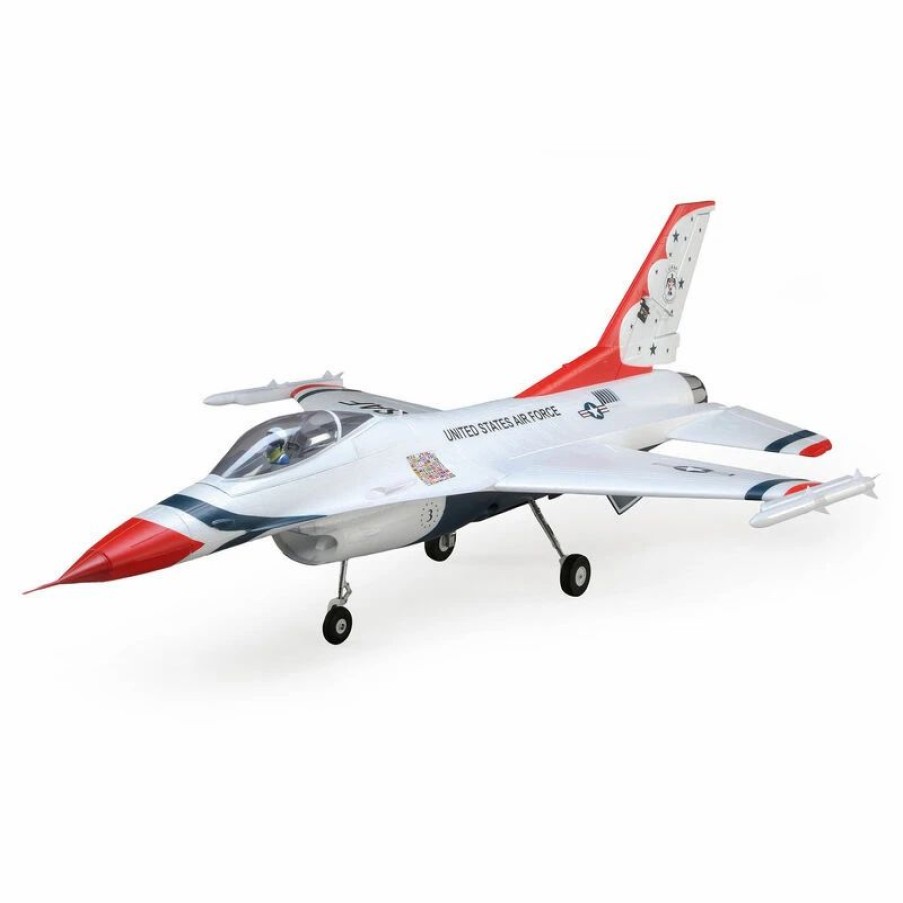 Airplanes * | E-Flite F-16 Thunderbirds 70Mm Edf Bnf Basic With As3X And Safe Select