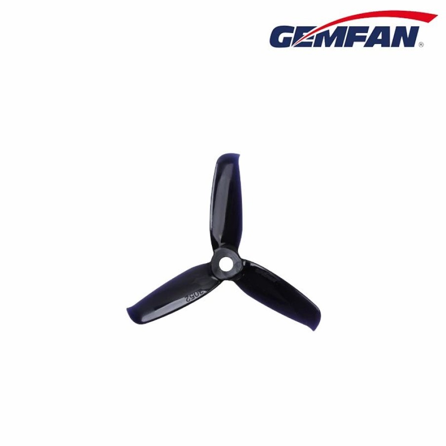 Multirotors * | Gemfan Flash 3052 Durable 3 Blade Propeller Black