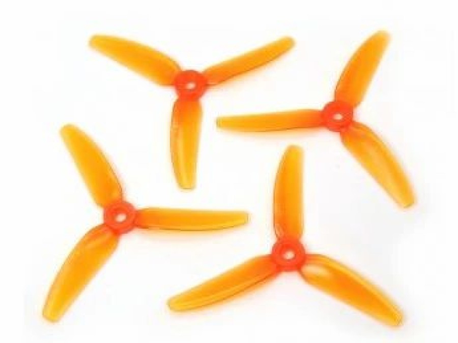 Multirotors * | Hq Durable Pc Prop 4X4.3X3V1S: L.Orange (2Cw+2Ccw)