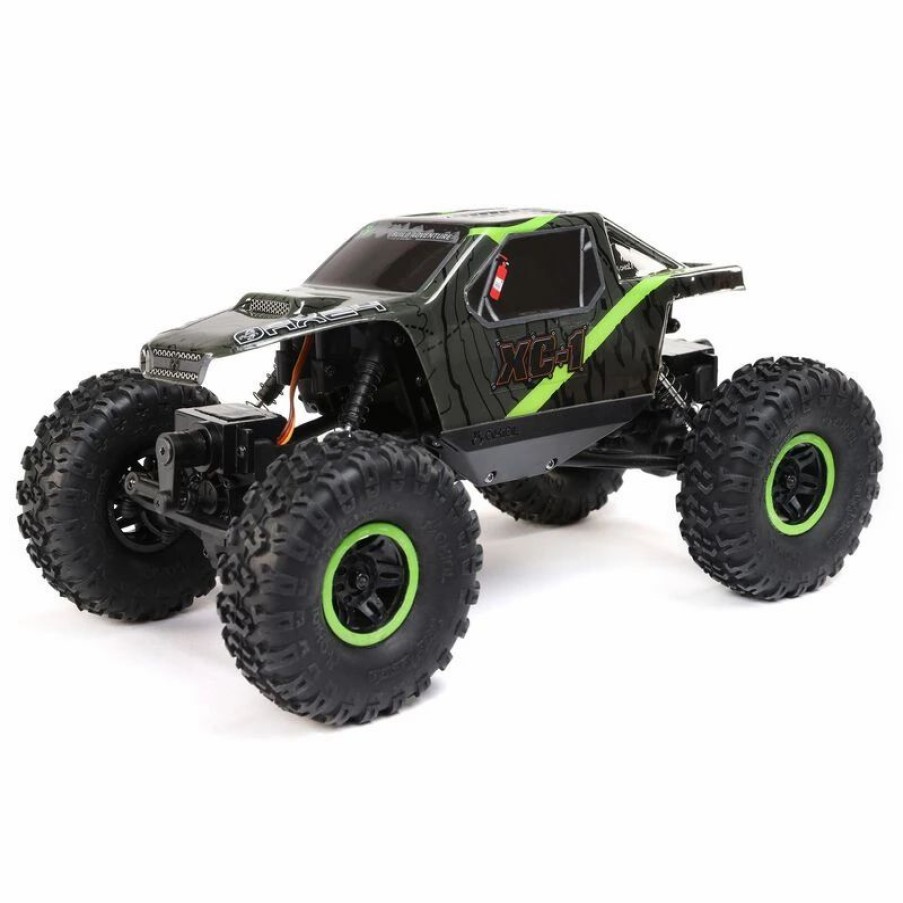 Cars, Trucks, Boats * | Axial 1/24 Ax24 Xc-1 4Ws Crawler Brushed Rtr, Green