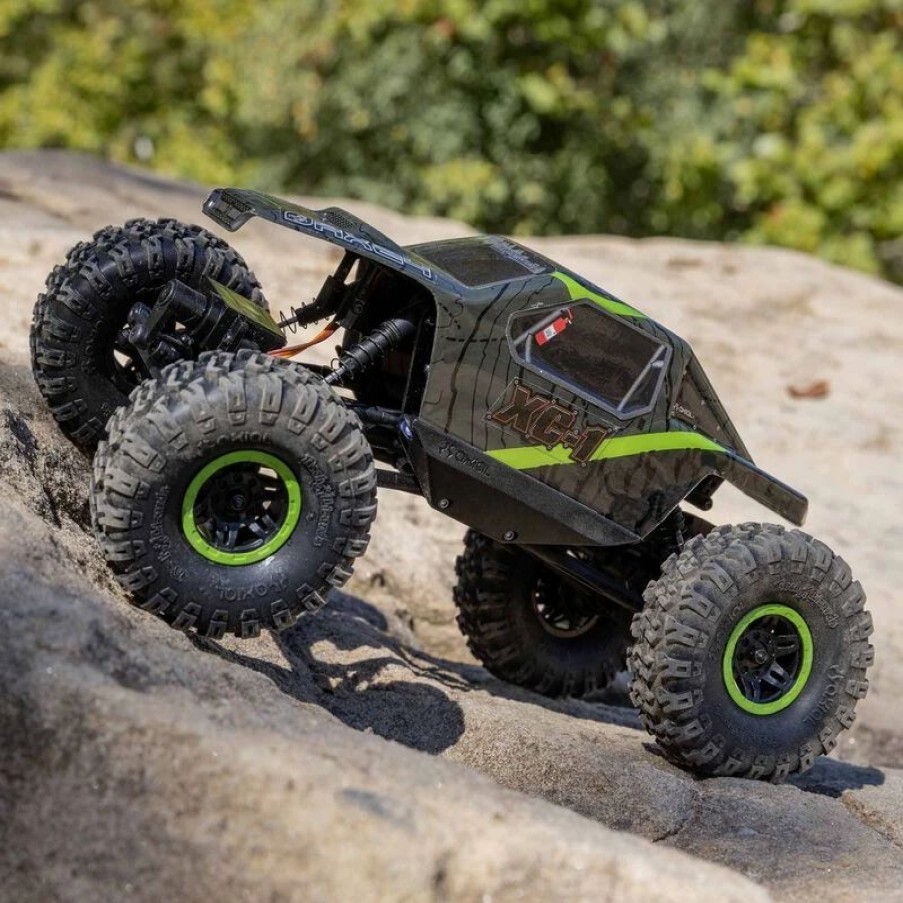 Cars, Trucks, Boats * | Axial 1/24 Ax24 Xc-1 4Ws Crawler Brushed Rtr, Green