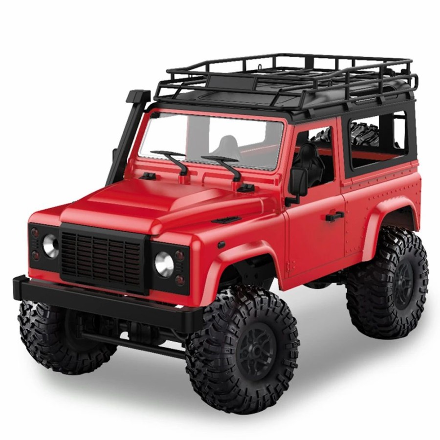 Cars, Trucks, Boats * | Mn Model D90 1/12 4 4 4Wd Rtr Crawler Red