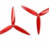 Multirotors * | Gemfan Flash 7040 Durable 3 Blade Propeller Ferrari Red