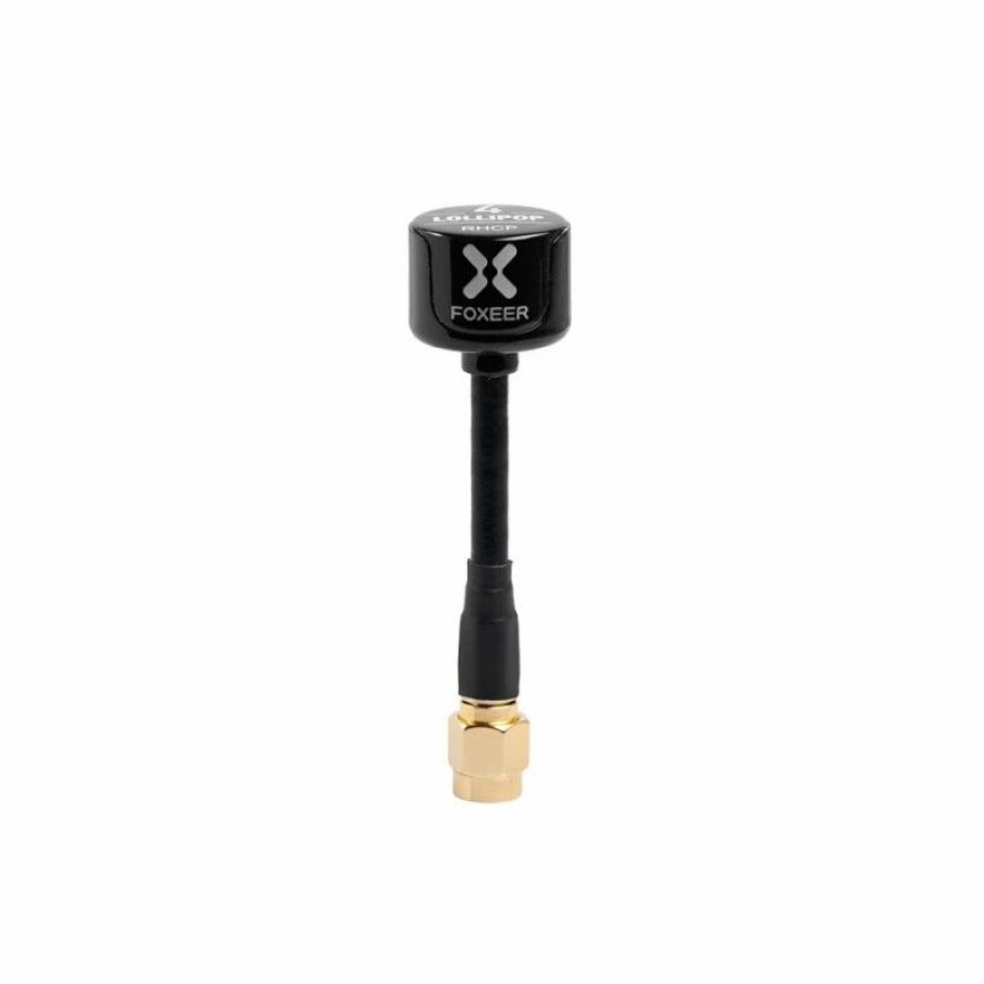 Multirotors * | Foxeer Lollipop 4 5.8G 2.6Dbi High Gain Fpv Antenna (2Pcs) Rp-Sma Rhcp