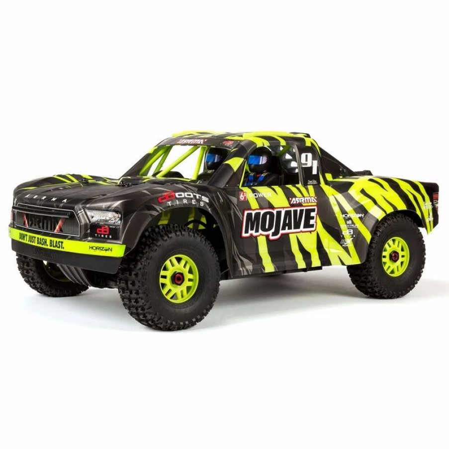 Cars, Trucks, Boats * | Arrma 1/7 Mojave 6S V2 4Wd Blx Desert Truck With Spektrum Firma Rtr, Green/Black