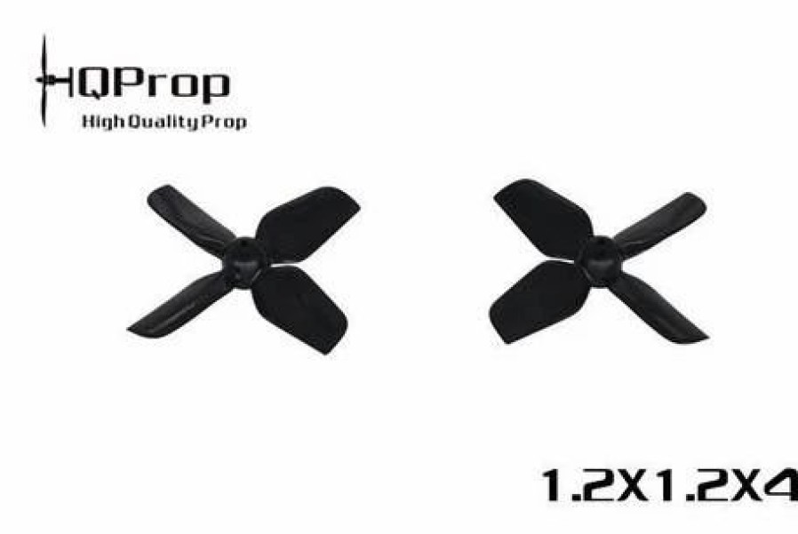 Multirotors * | Hq Micro Whoop 1.2 1.2 4 0.8Mm Shaft (31Mm) Black