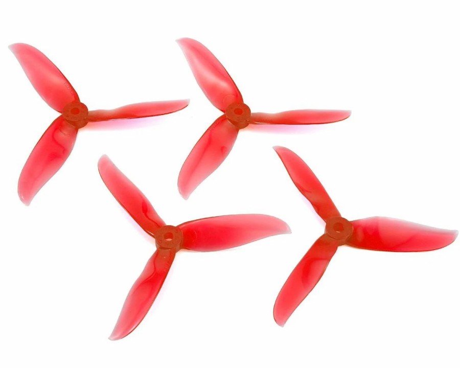 Multirotors * | Dal T5050C Cyclone Tri-Blade Translucent Red