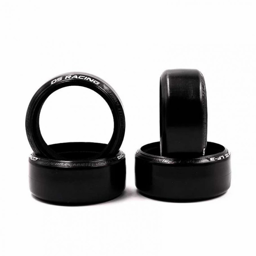 Cars, Trucks, Boats * | Ds Racing Competition Iii Slick Drift Tires (4) (Lf-3)