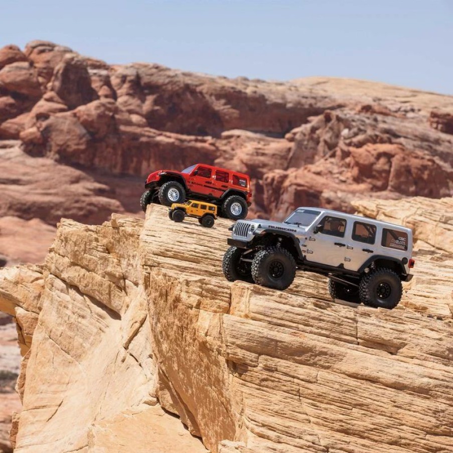 Cars, Trucks, Boats * | Axial 1/6 Scx6 Jeep Jlu Wrangler 4Wd Rock Crawler Rtr: Silver $200 Off Father'S Day Sale! Valid: Jun2-Jun18