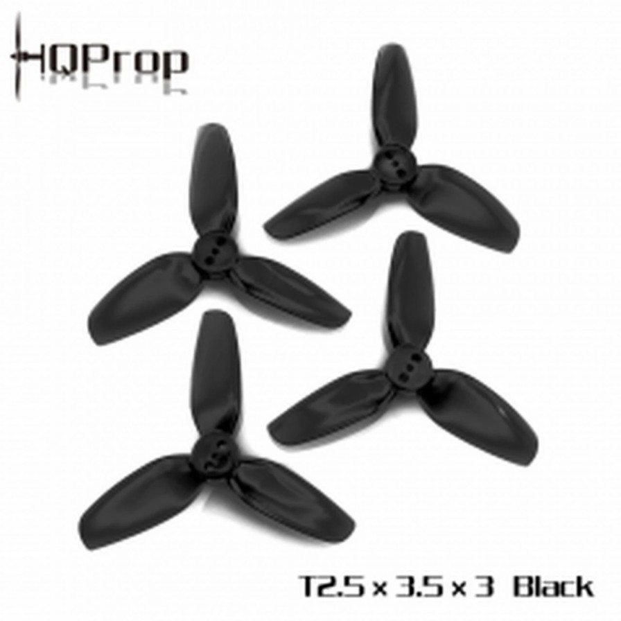 Multirotors * | Hq Durable Pc Prop T2.5X3.5X3: Black (2Cw+2Ccw)