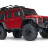 Cars, Trucks, Boats * | Traxxas Trx4 Land Rover Defender 1/10 Crawler Rtr Red