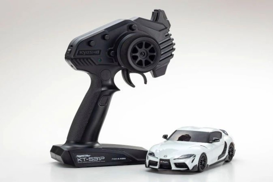 Cars, Trucks, Boats * | Kyosho 32626W Mini-Z Awd Toyota Gr Supra Trd Metallic White