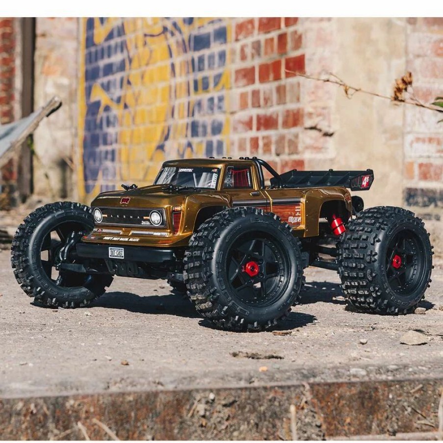 Cars, Trucks, Boats * | Arrma 1/10 Outcast 4X4 4S V2 Blx Stunt Truck Rtr, Bronze $40 Off Father'S Day Sale! Valid: Jun2-Jun18