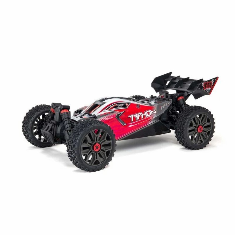 Cars, Trucks, Boats * | Arrma 1/8 Typhon 4X4 V3 3S Blx Brushless Buggy Rtr, Red