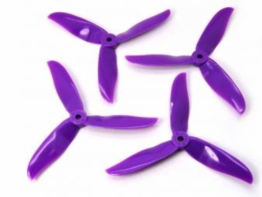 Multirotors * | Dal T5050C Cyclone Tri-Blade Purple