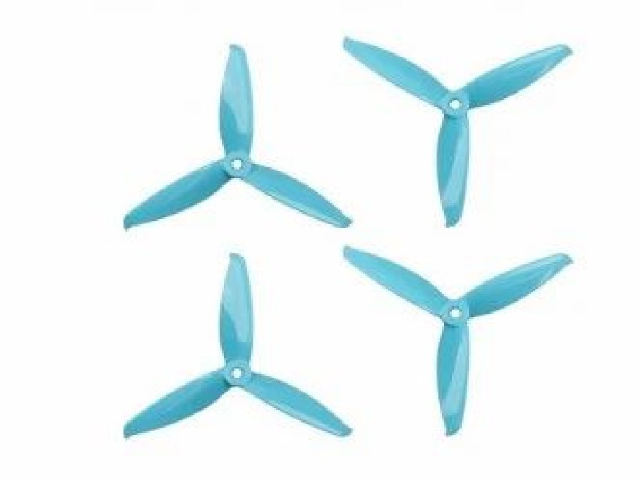 Multirotors * | Gemfan Flash 5152 3-Blade High Speed Props Blue