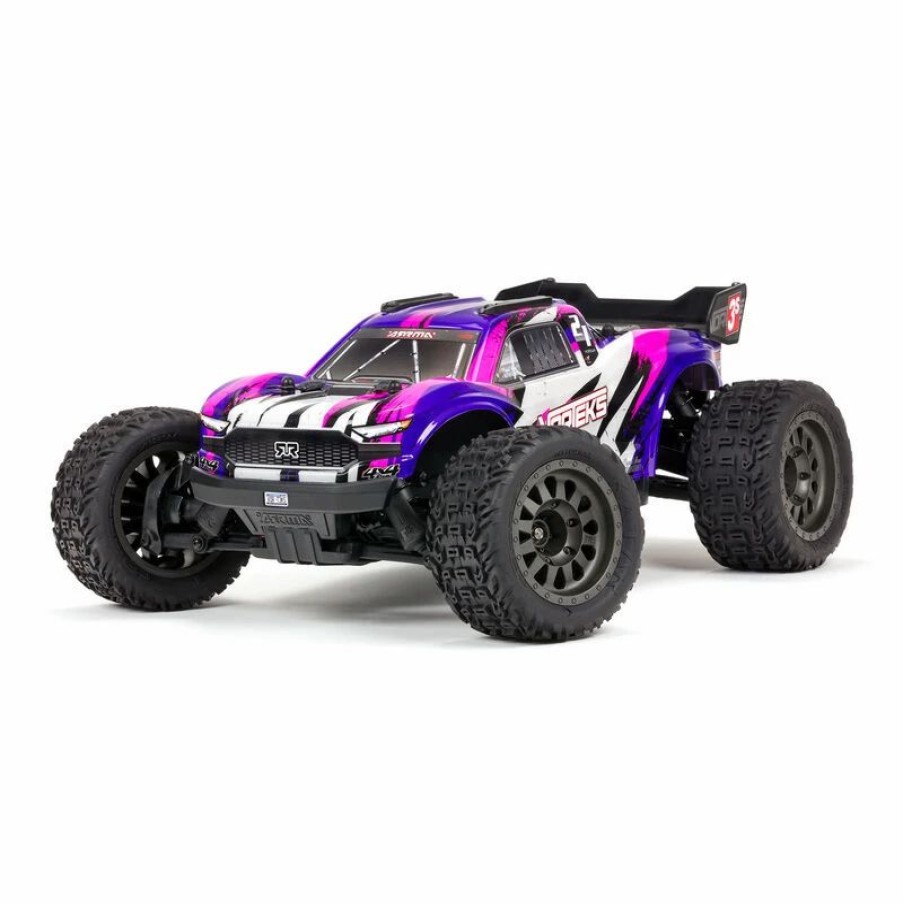 Cars, Trucks, Boats * | Arrma 1/10 Vorteks 4X4 3S Blx Stadium Truck Rtr, Purple $40 Off Father'S Day Sale! Valid: Jun2-Jun18