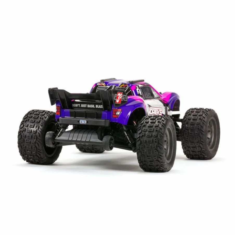 Cars, Trucks, Boats * | Arrma 1/10 Vorteks 4X4 3S Blx Stadium Truck Rtr, Purple $40 Off Father'S Day Sale! Valid: Jun2-Jun18