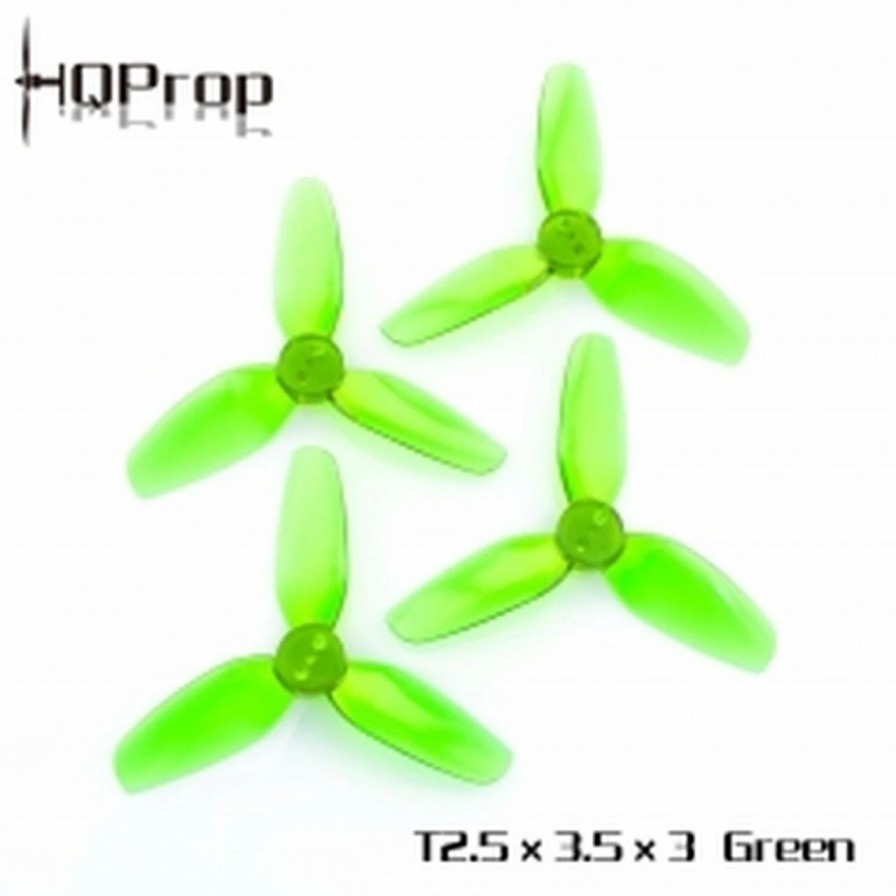 Multirotors * | Hq Durable Pc Prop T2.5X3.5X3: Light Green (2Cw+2Ccw)