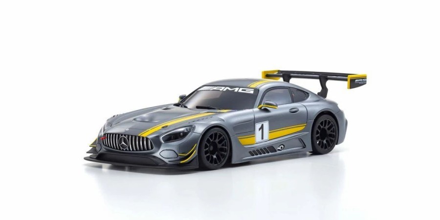 Cars, Trucks, Boats * | Kyosho 32345Gy Mini-Z Rwd Readyset Mercedes-Amg Gt3 Presentation Car