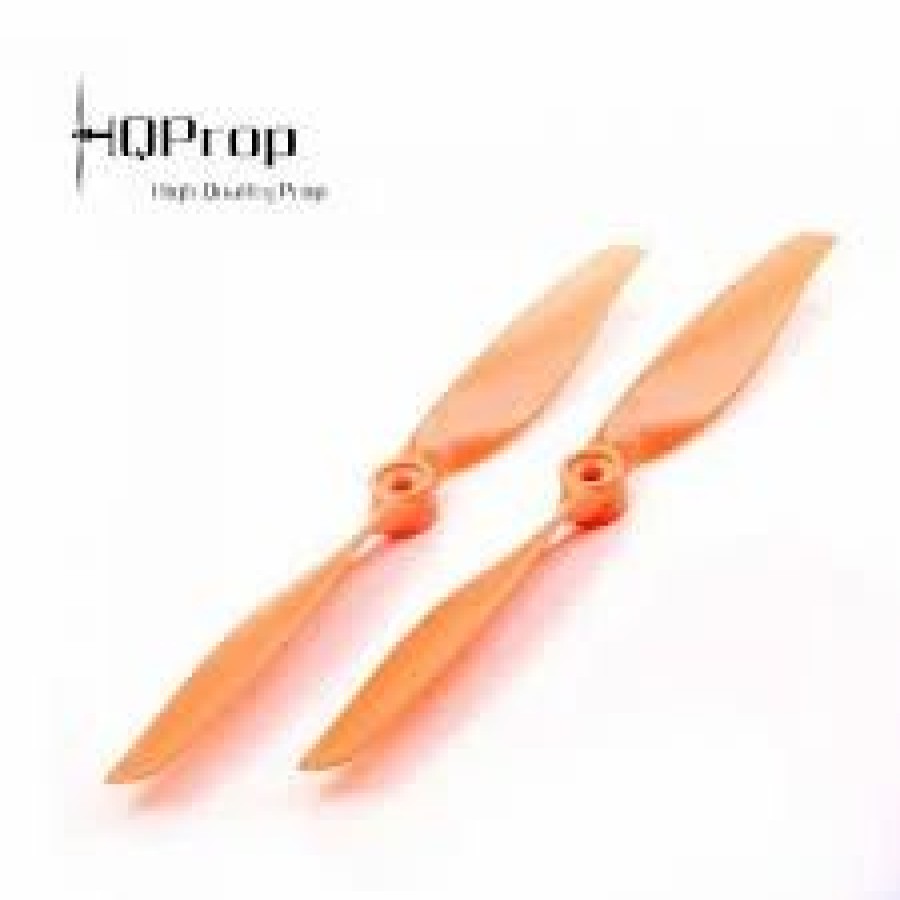 Multirotors * | Hq Prop Slow Flyer 7040 Propeller (1 Cw, 1 Ccw) Orange