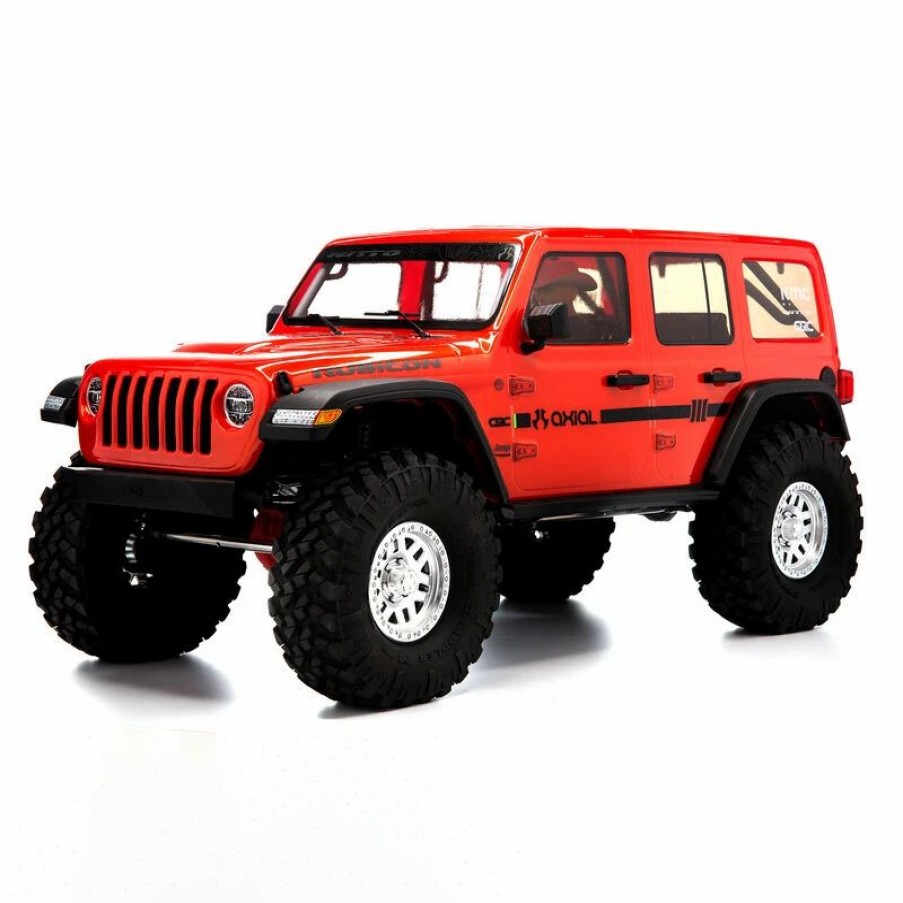 Cars, Trucks, Boats * | Axial 1/10 Scx10 Iii Jeep Jlu Wrangler With Portals Rtr, Orange