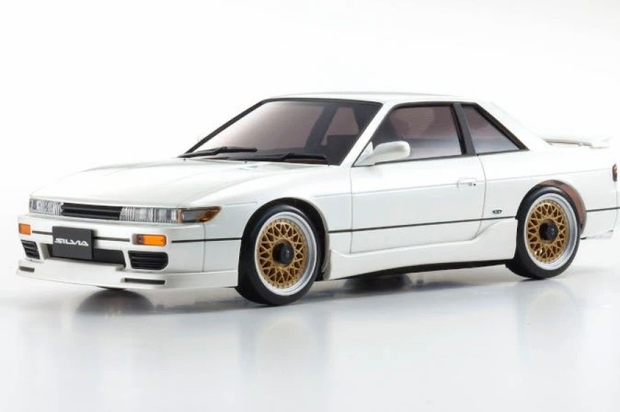 Cars, Trucks, Boats * | Kyosho 32622Pw Mini-Z Awd Ma-020 Nissan Silvia K'S (S13) Readyset With Aero Pearl White