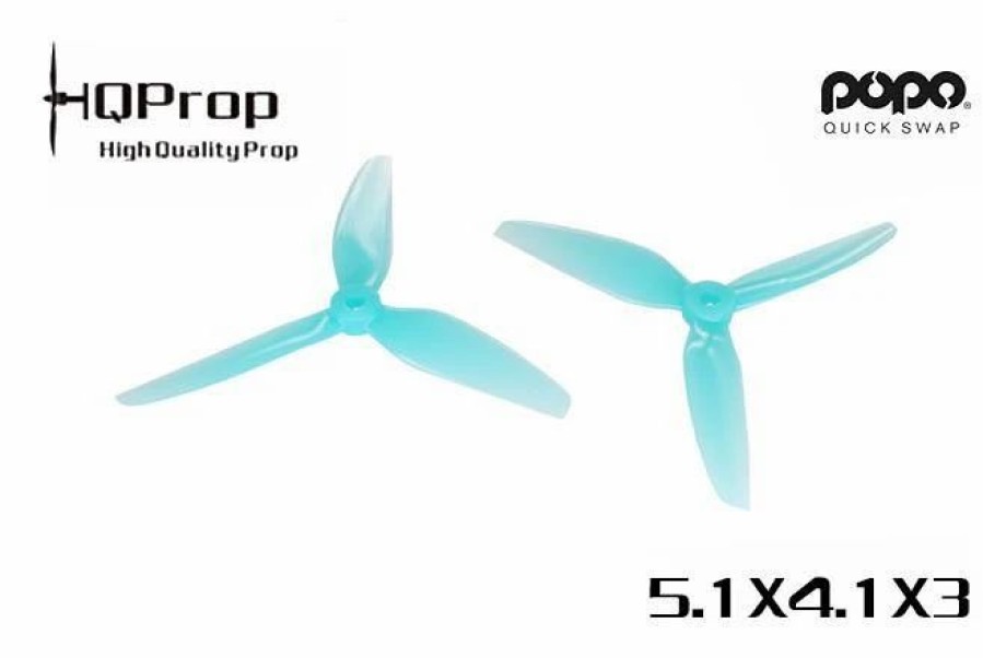 Multirotors * | Hq Durable Pc Prop 5.1X4.1X3: Light Blue (2Cw+2Ccw)