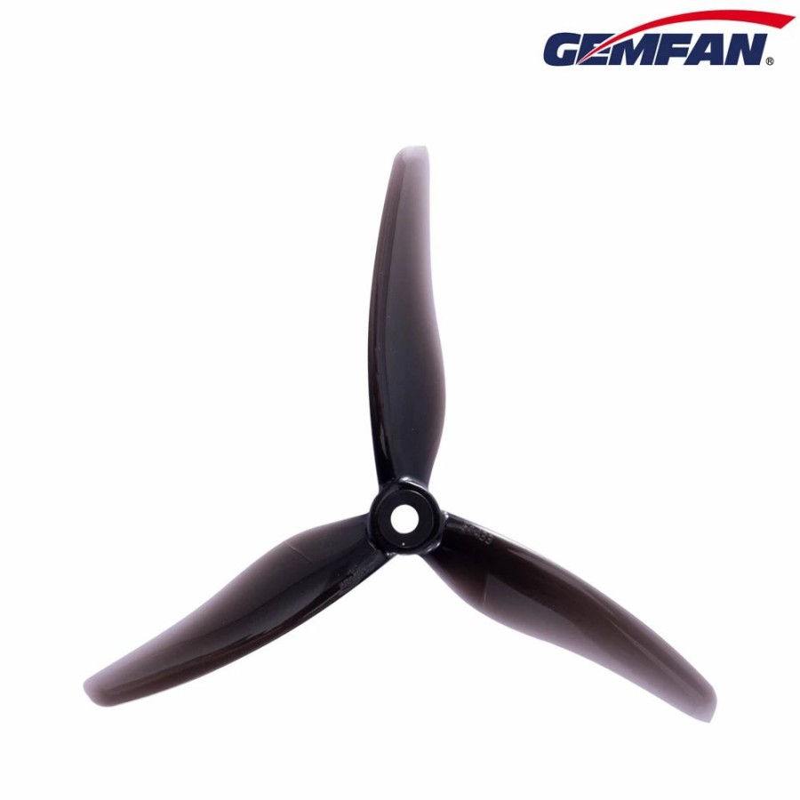 Multirotors * | Gemfan Hurricane 51433 Durable 3 Blade Propeller Black