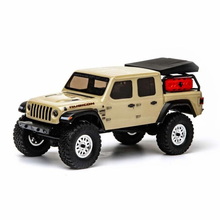 Cars, Trucks, Boats * | Axial Racing 1/24 Scx24 Jeep Jt Gladiator 4Wd Rock Crawler Brushed Rtr, Beige