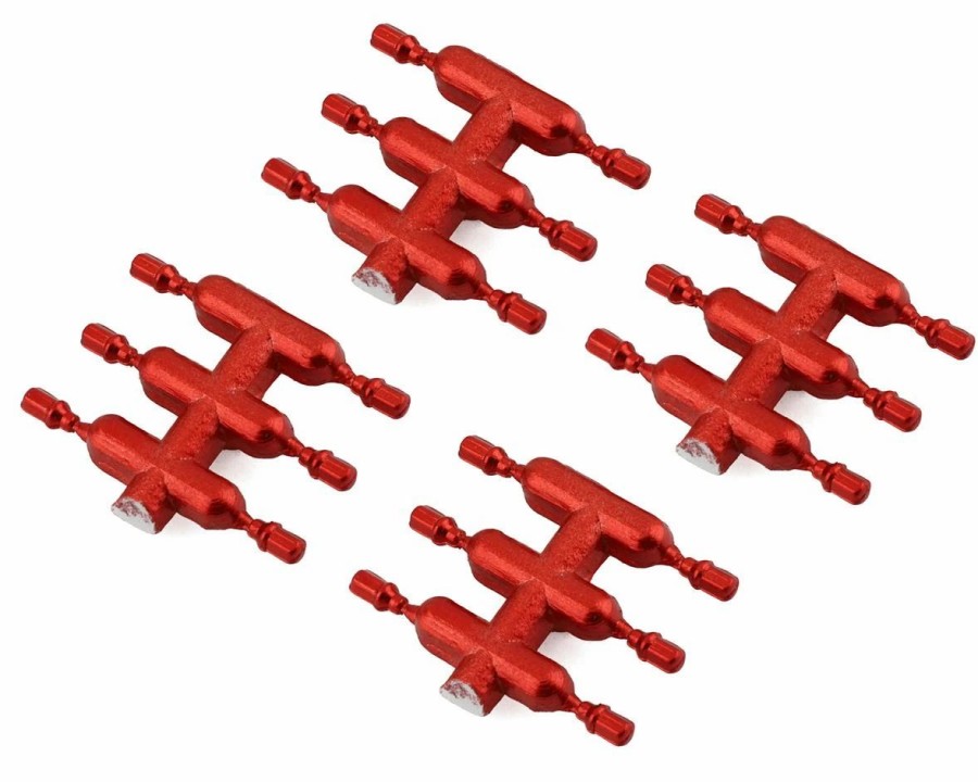 Cars, Trucks, Boats * | Ds Racing Drift Element Scale Lug Nuts (Red) (24) (Short)