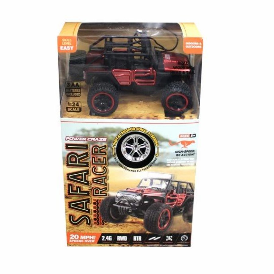 Cars, Trucks, Boats * | Power Craze Safari Racer Rc, Red