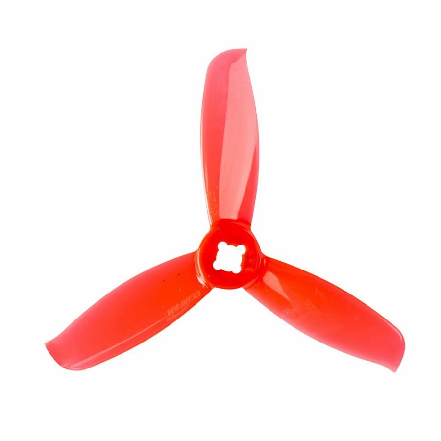 Multirotors * | Gemfan Windancer 3028 Durable 3 Blade Propeller Clear Red