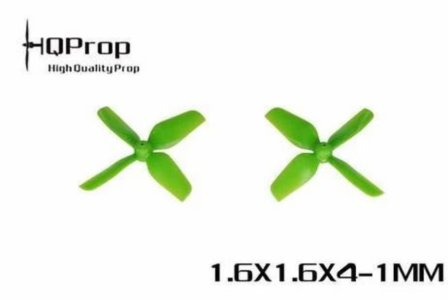 Multirotors * | Hq Micro Whoop 1.6 1.6 4 1.0Mm Shaft (40Mm) Green