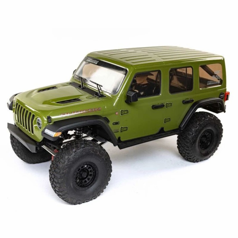 Cars, Trucks, Boats * | Axial 1/6 Scx6 Jeep Jlu Wrangler 4Wd Rock Crawler Rtr: Green $200 Off Father'S Day Sale! Valid: Jun2-Jun18