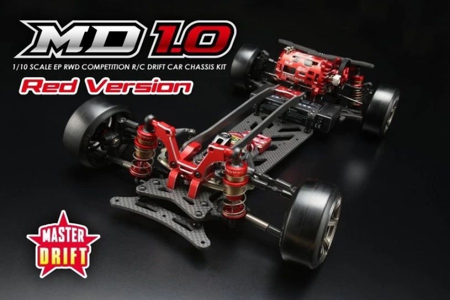 Cars, Trucks, Boats * | Yokomo Limited Edition Md 1.0 Master Drift 1/10 Rwd Drift Car Kit (Red)