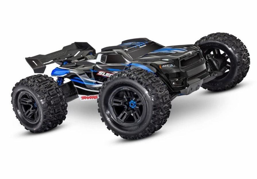 Cars, Trucks, Boats * | Traxxas Sledge: 1/8 Scale 4Wd Brushless Monster Truck Rtr Blue