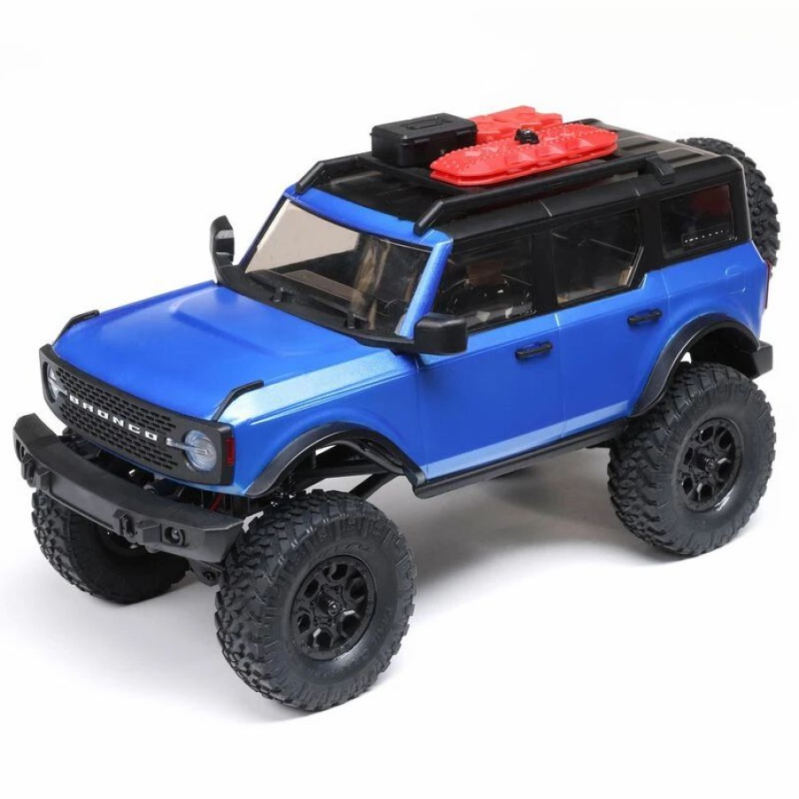 Cars, Trucks, Boats * | Axial 1/24 Scx24 2021 Ford Bronco 4Wd Truck Brushed Rtr, Blue