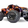 Cars, Trucks, Boats * | Traxxas Hoss 4X4 Vxl Rtr Orange/Purple 1/10 Scale 4Wd Brushless